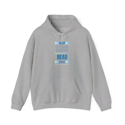 Front and Back Sleep Less/Logo Unisex Heavy Blend™ Hooded Sweatshirt